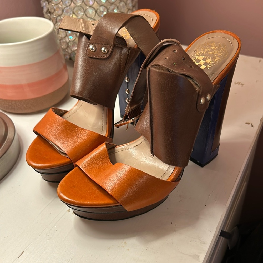 Vince Camuto chunk heels